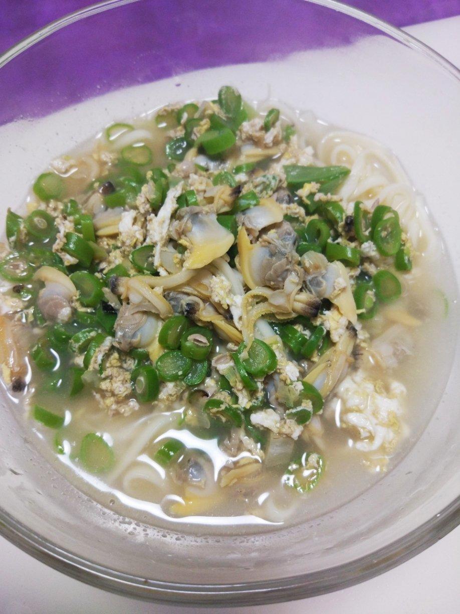 蛤蜊芸豆蔬菜面
