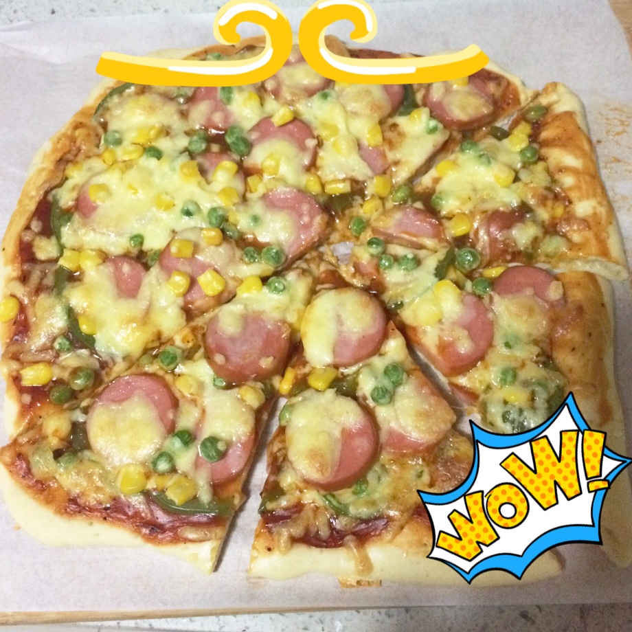 萨拉米薄底披萨 Salami Pizza