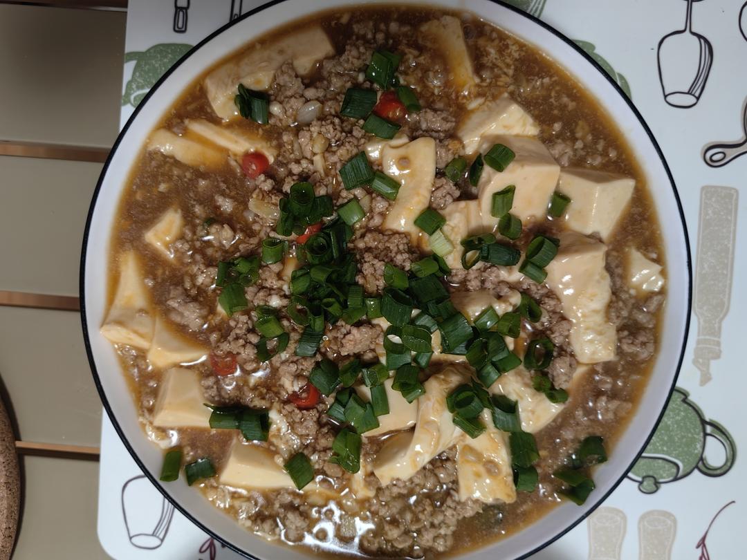 肉末嫩豆腐｜嫩滑口感爽口！这道快手菜超级下饭！！（减脂少油版）