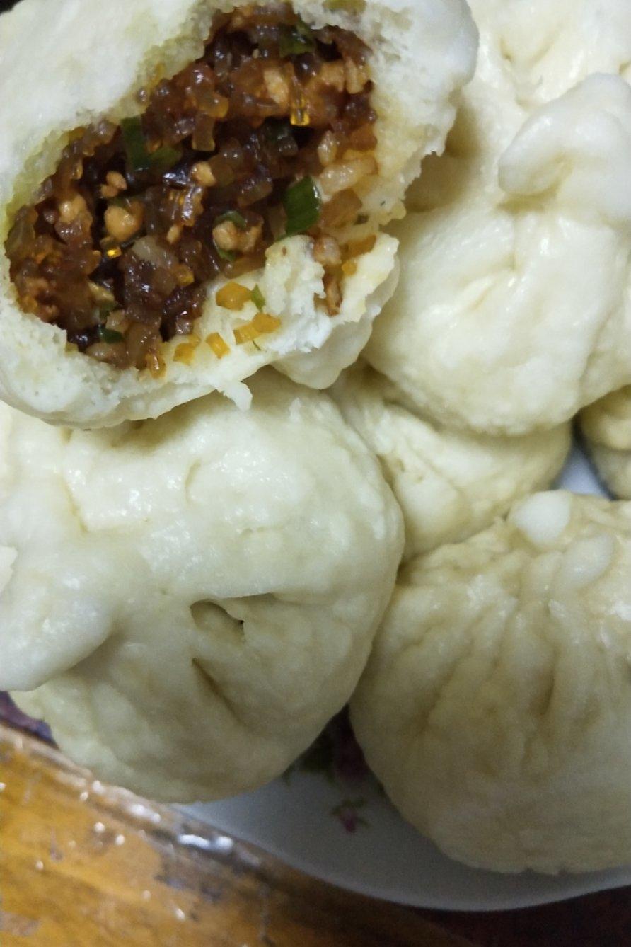 皮薄馅儿大的粉丝肉末包子（馅料做法）