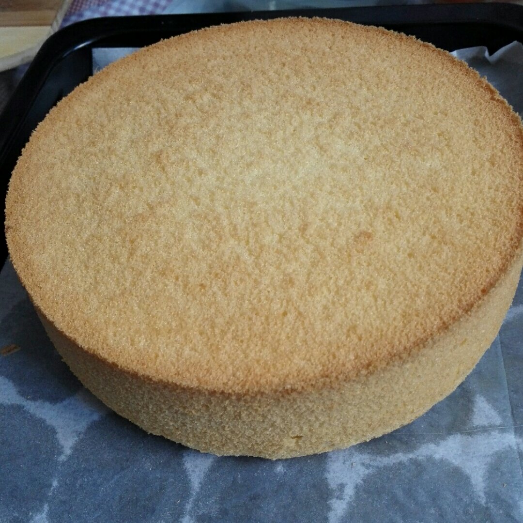 超好记八寸戚风蛋糕（后蛋法）