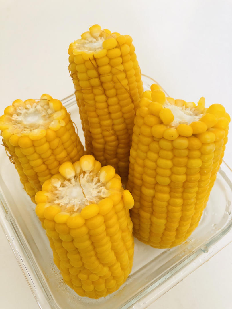 清煮甜玉米