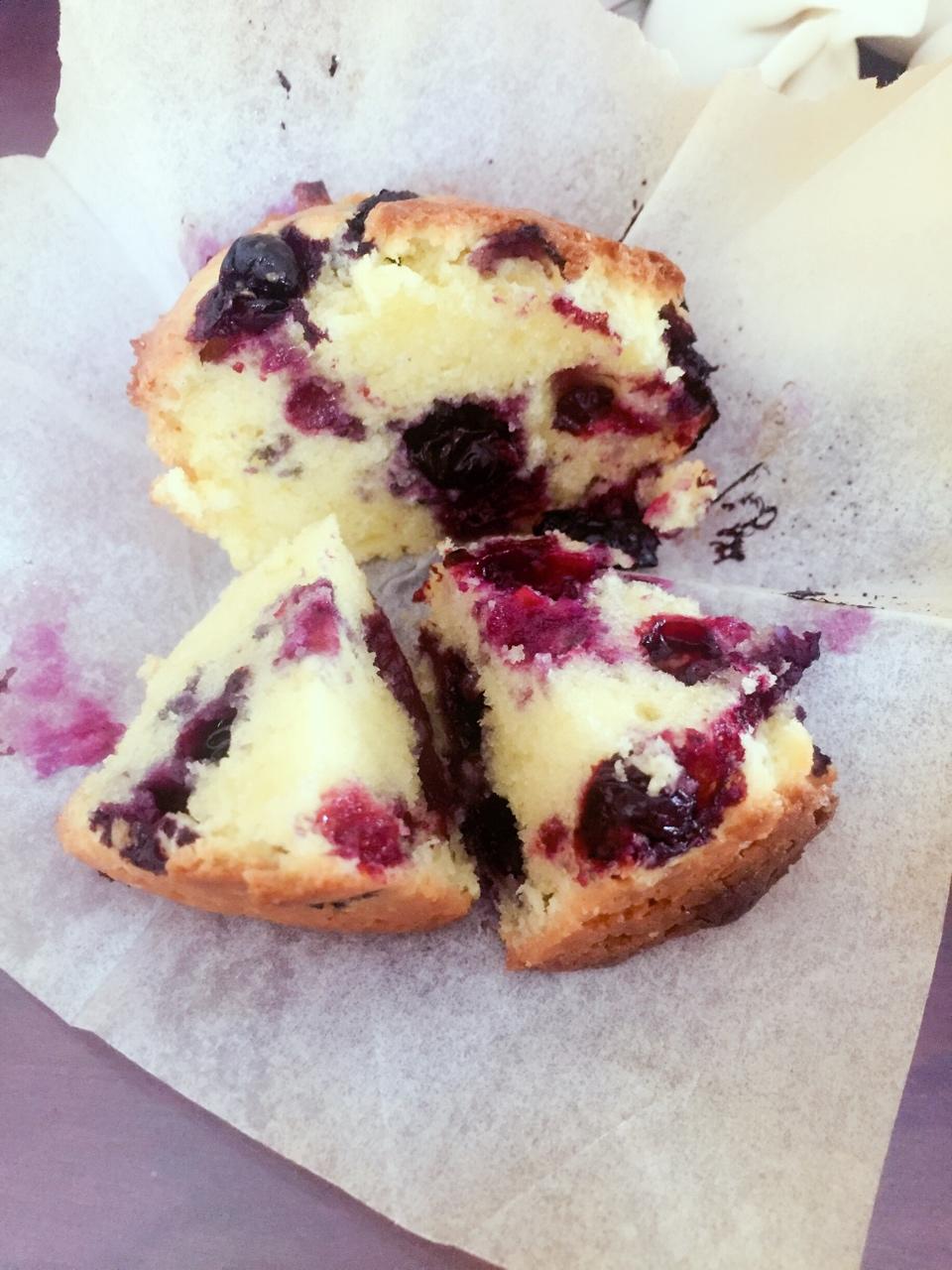 蓝莓松饼