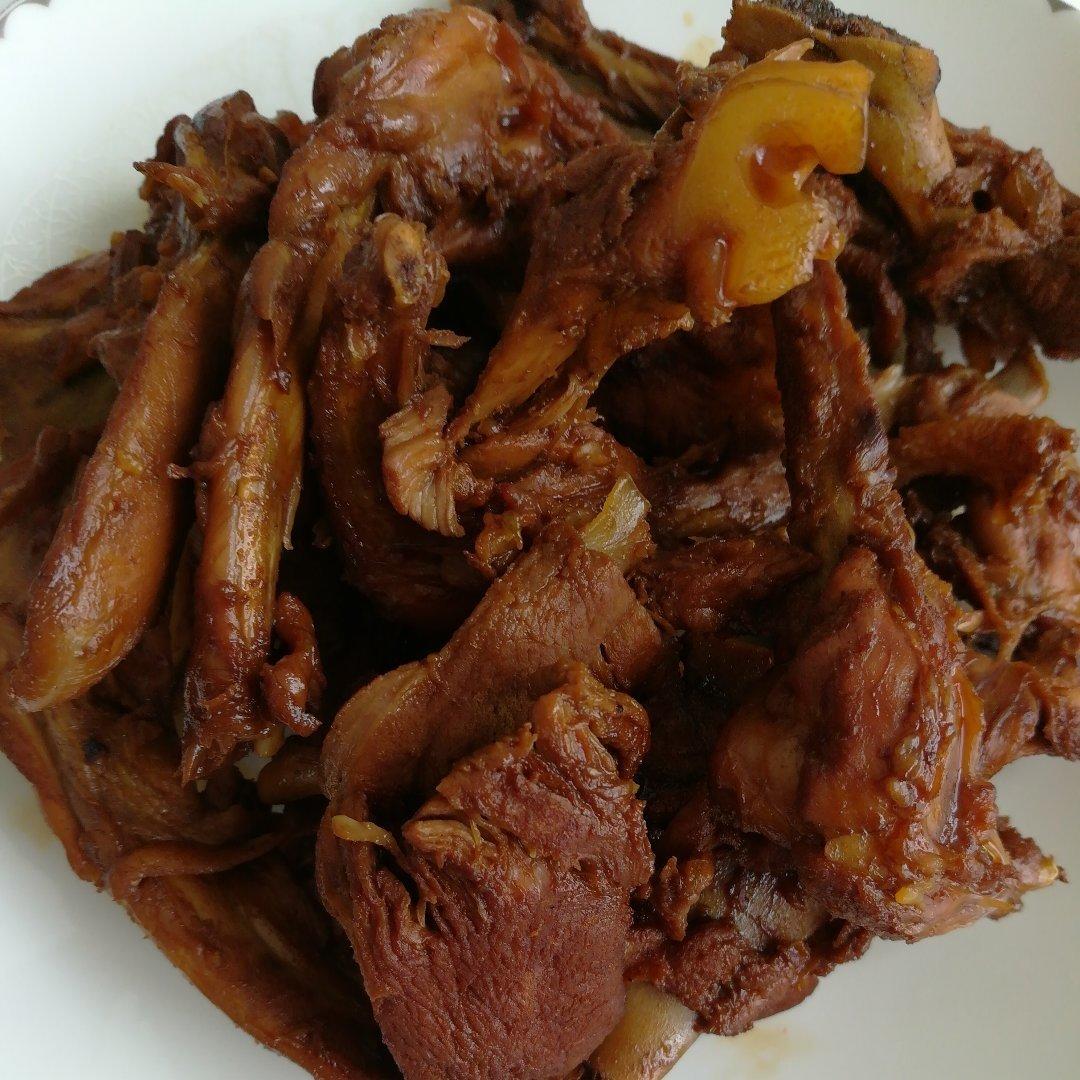 五香卤鸭架
