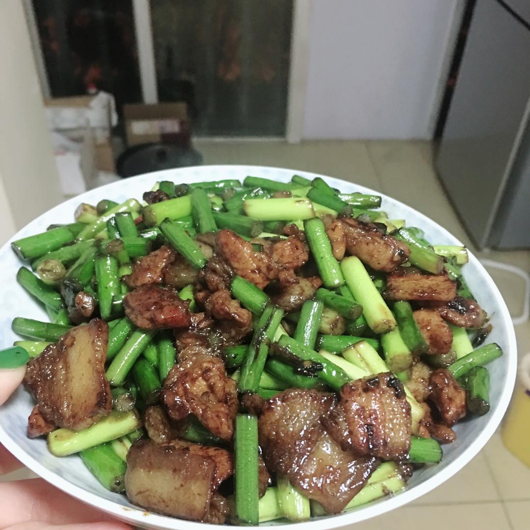 蒜薹炒肉丝