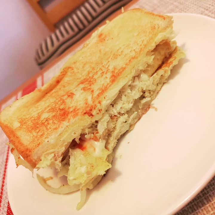 🥚早餐🍞韩式街头三明治的做法