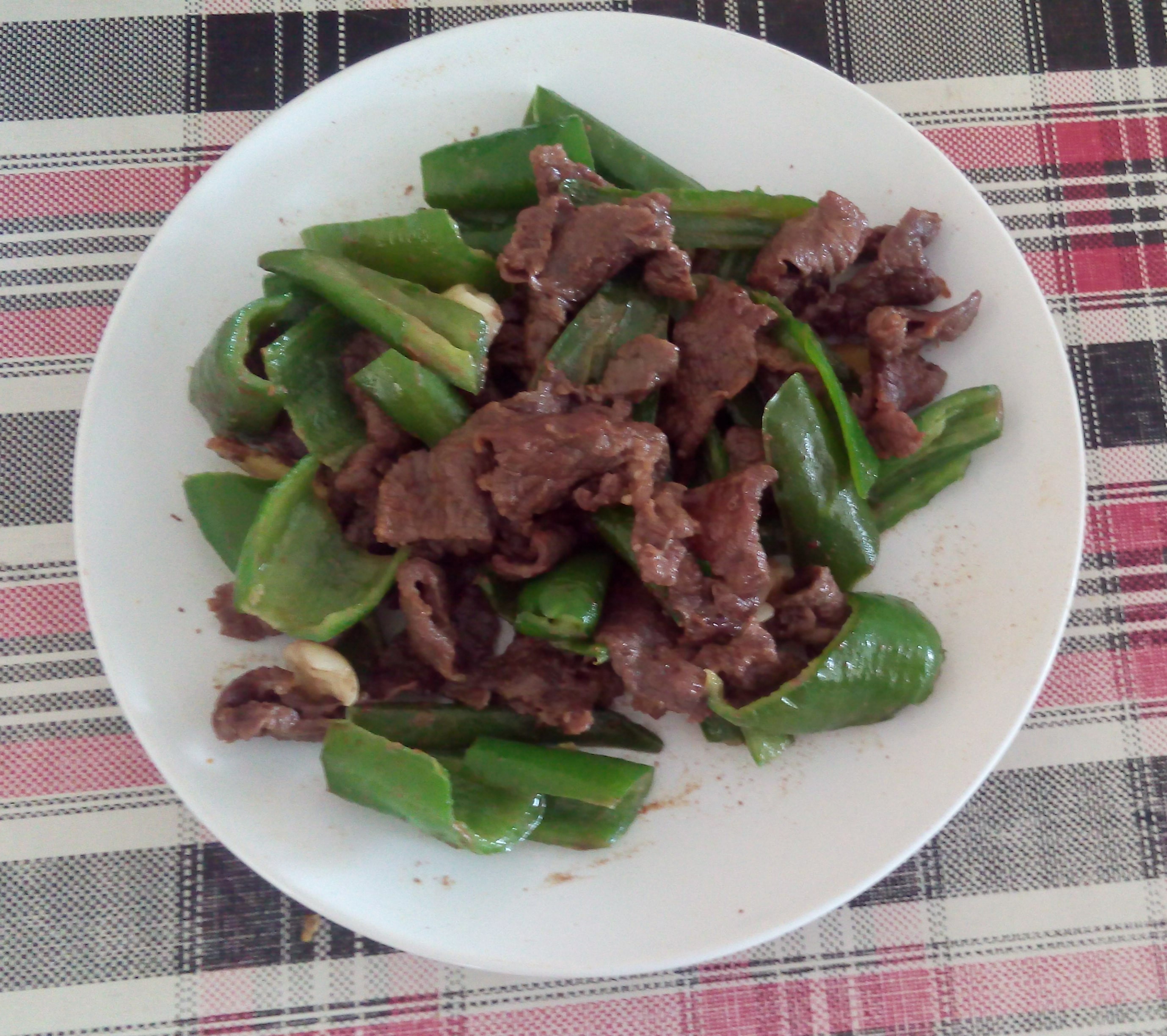 青椒牛肉片