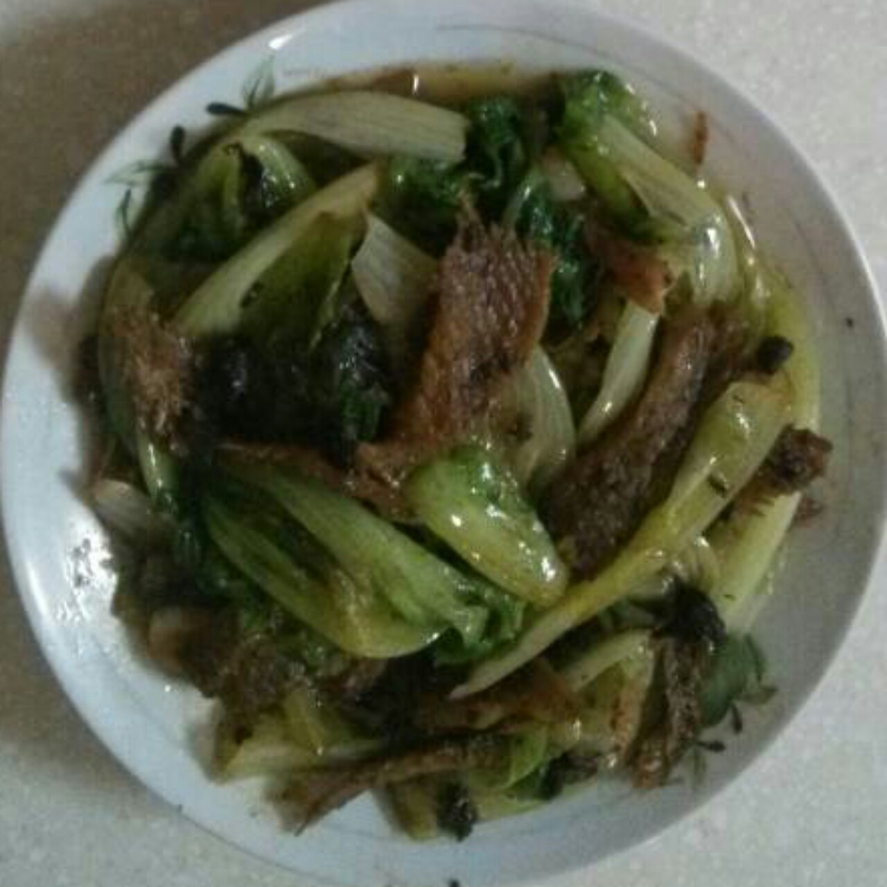豆豉鲮鱼油麦菜