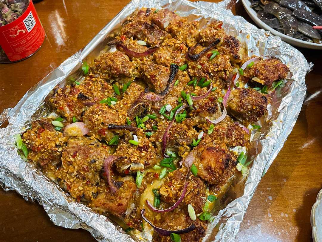 蒜香烤排骨（烤箱版）