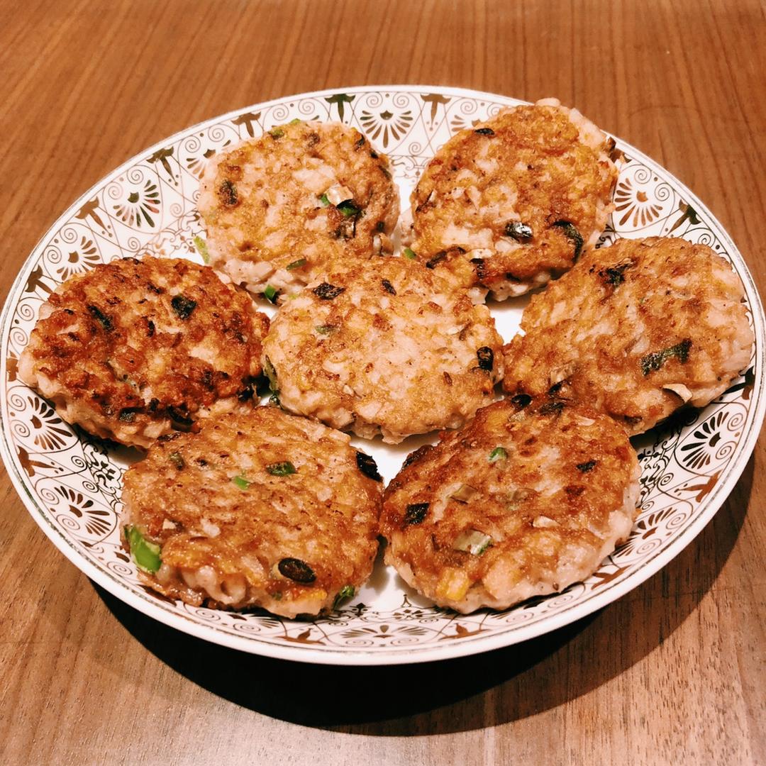 夏日美食——香煎藕香肉饼