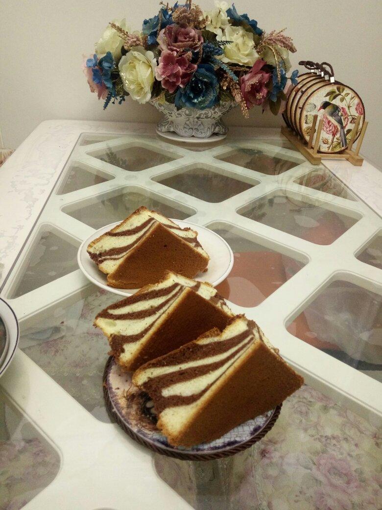 斑马纹戚风蛋糕