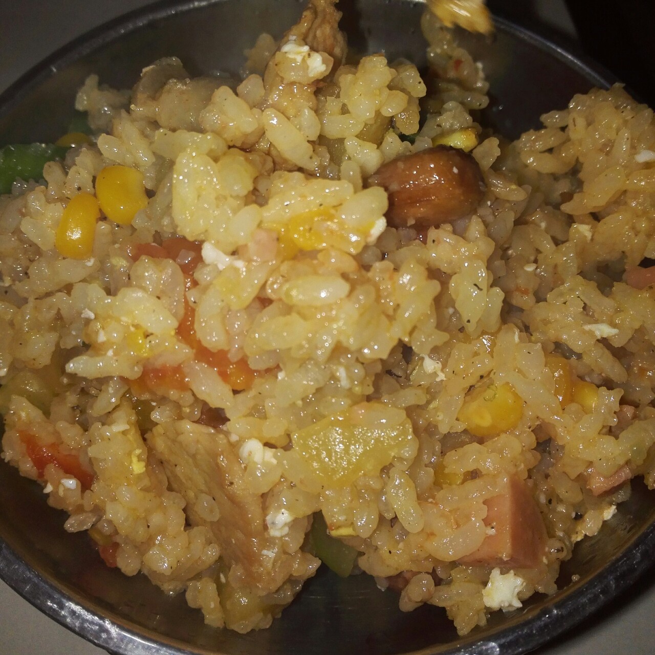 香肠土豆闷饭