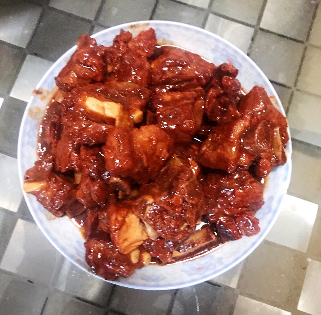 森林之狐做的腐乳烧排骨