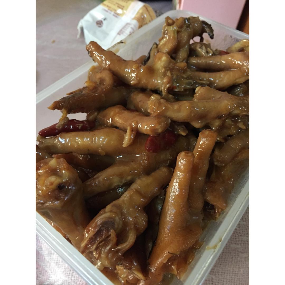 香辣卤鸡爪