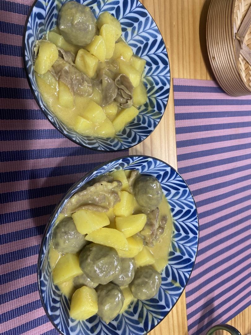 咖喱土豆肥牛