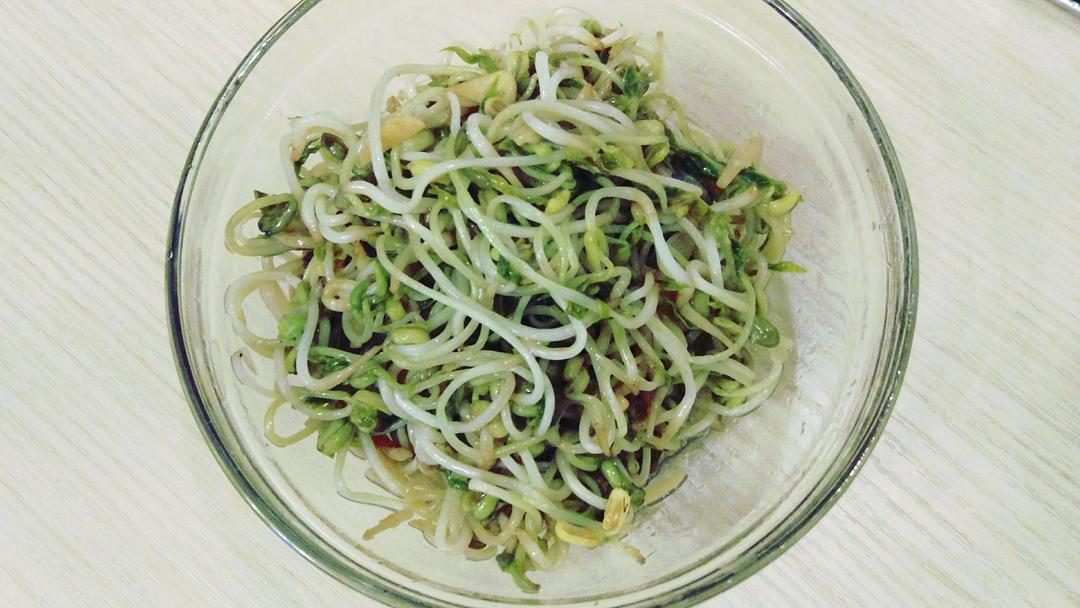 蒜香绿豆芽