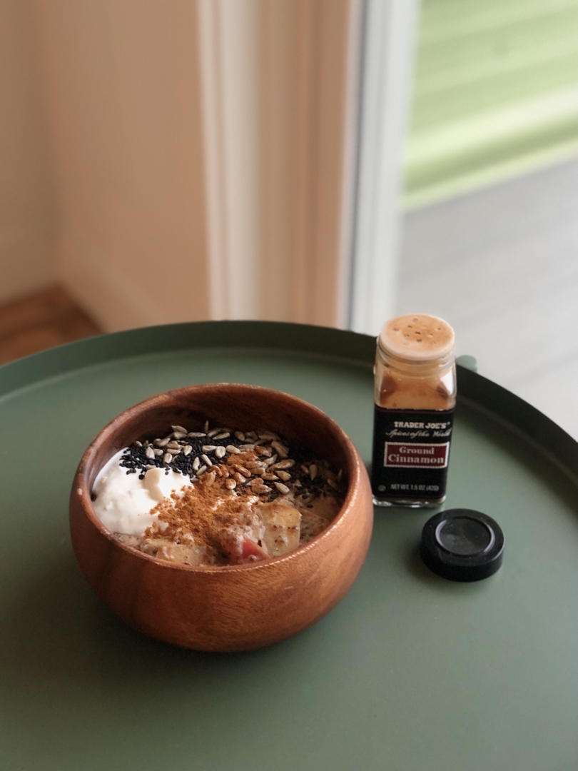 美式🍎肉桂苹果派风味燕麦粥