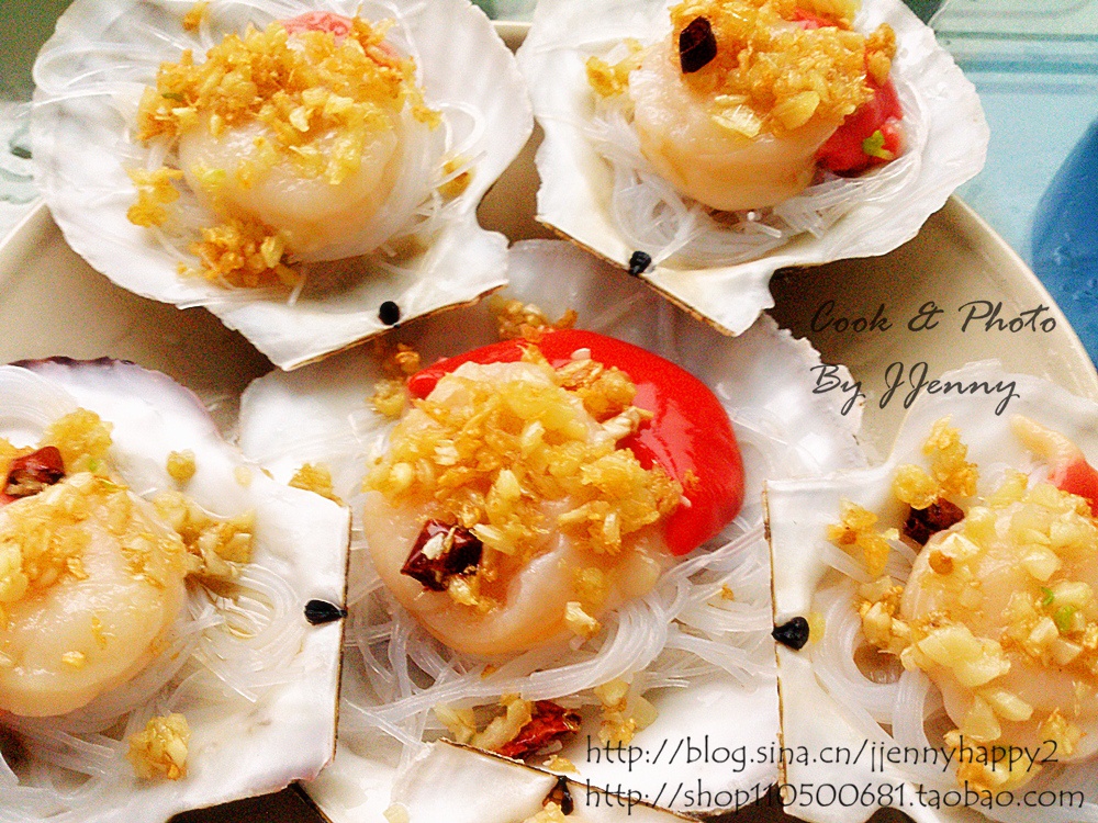 蒜蓉粉丝蒸扇贝