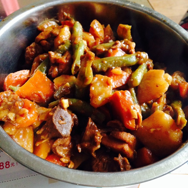 土豆炖豆角