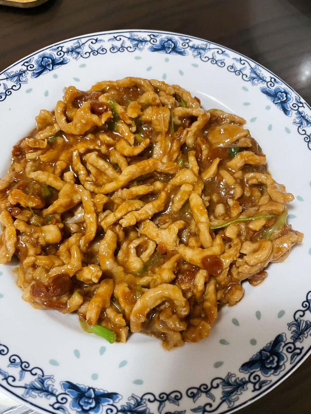 传统做法 京酱肉丝