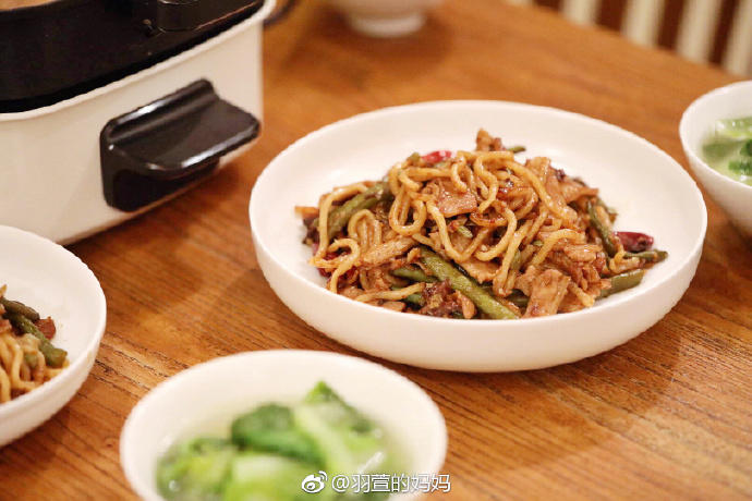 豆角焖面的做法