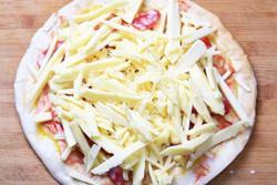 培根烤蘑菇披萨的做法 步骤14