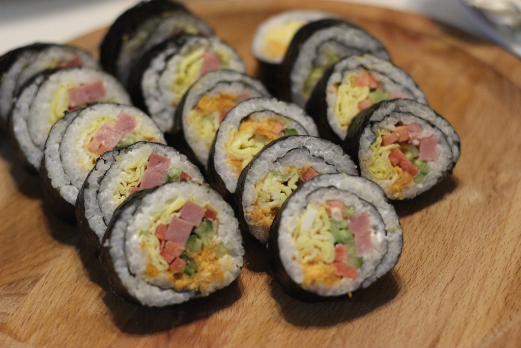 简单寿司/鸡蛋寿司/反转寿司/花样寿司/紫菜包饭