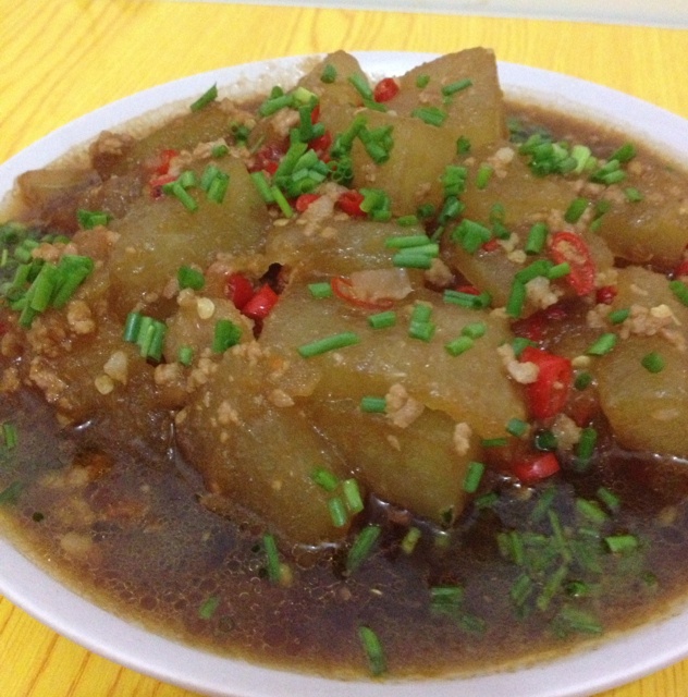 蚝油焖冬瓜