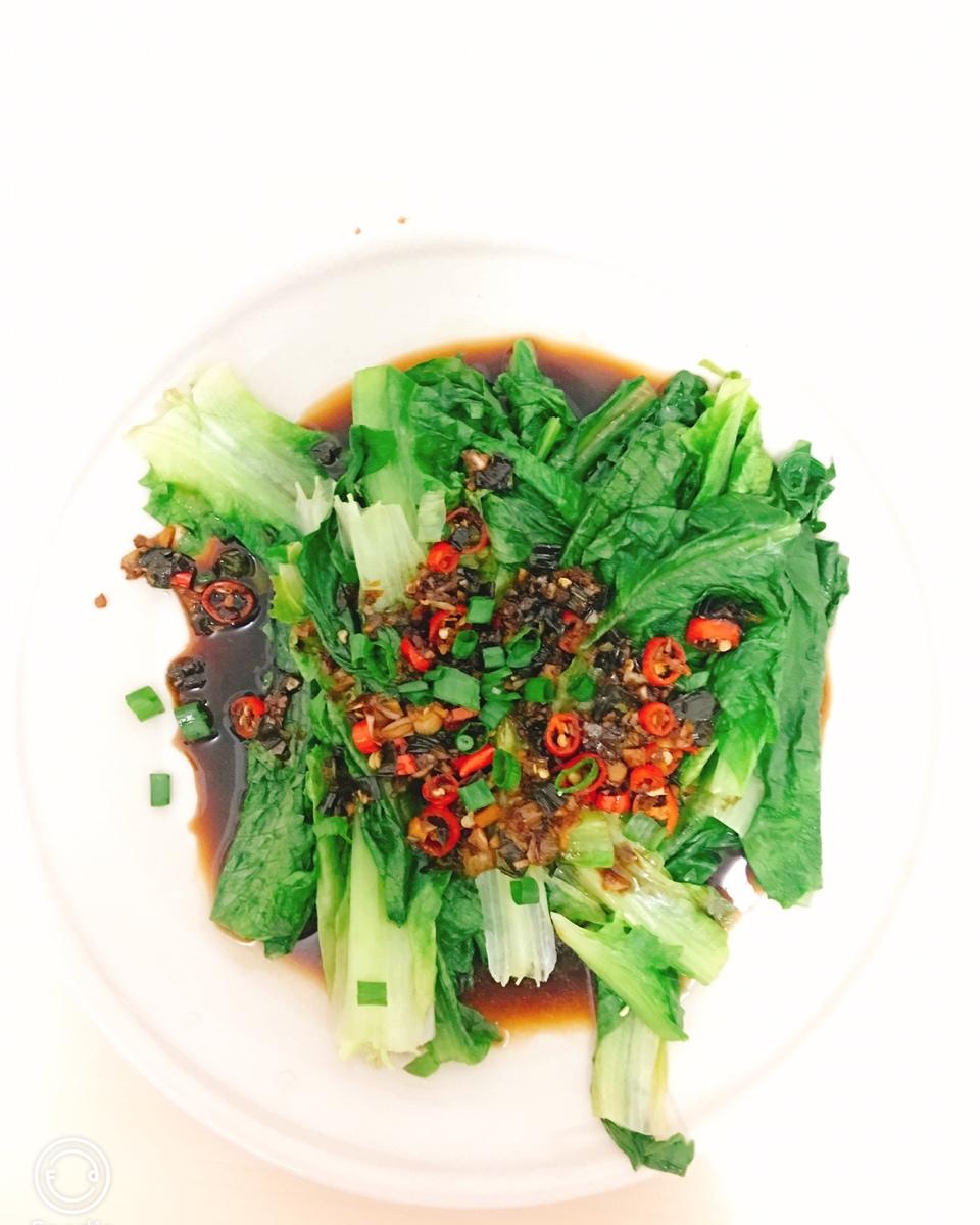 酸辣油麦菜