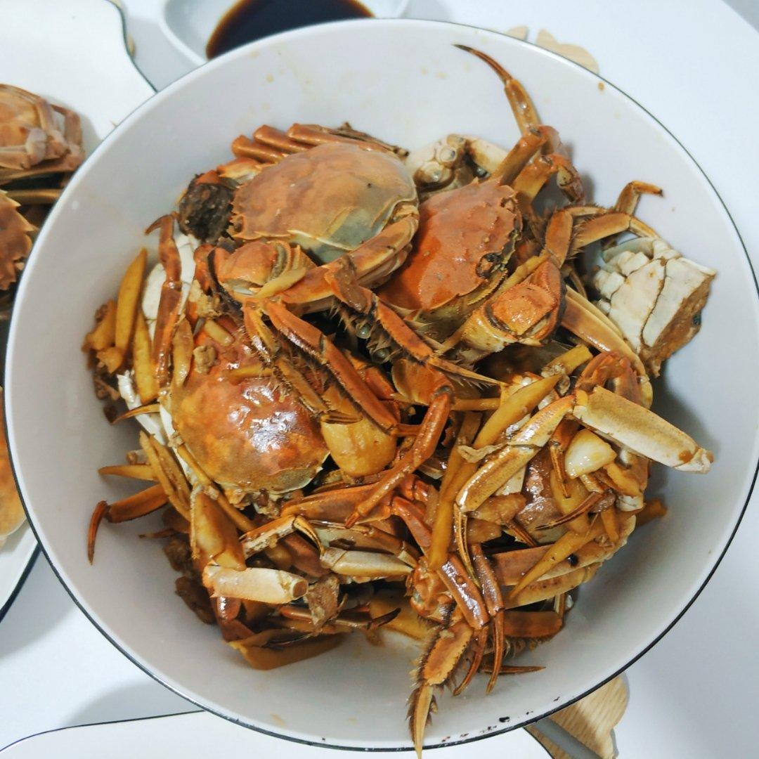 清蒸毛蟹