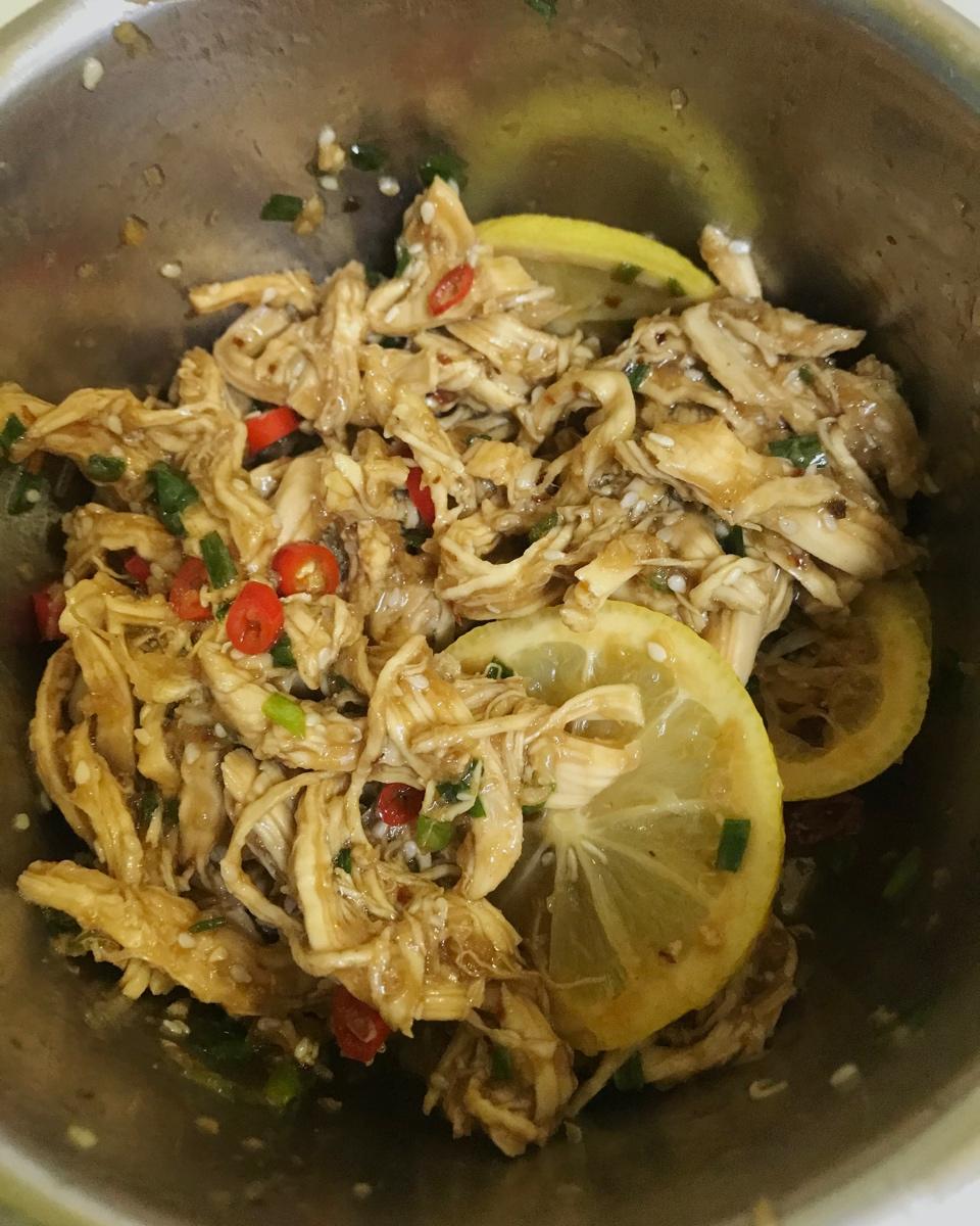 ✅ 第6道快手低脂菜✨清爽美味的柠檬鸡丝🍋鸡胸肉满分吃法💯