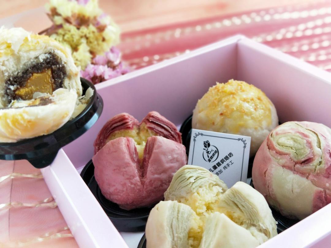 花开富贵之四种口味的椰蓉开口酥