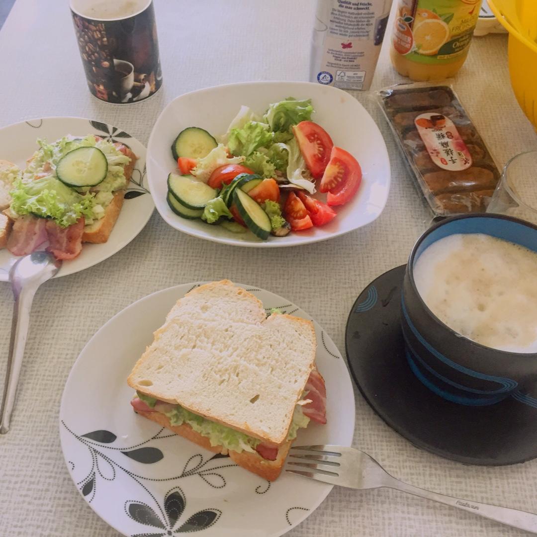 火腿芝士蛋三文治