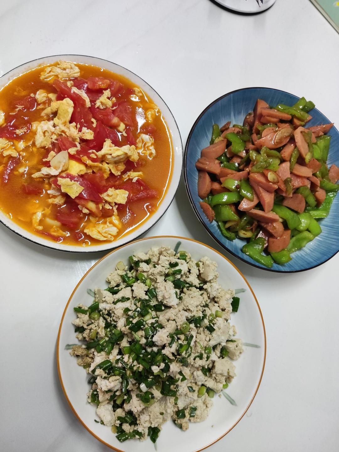 家庭版小葱拌豆腐😋