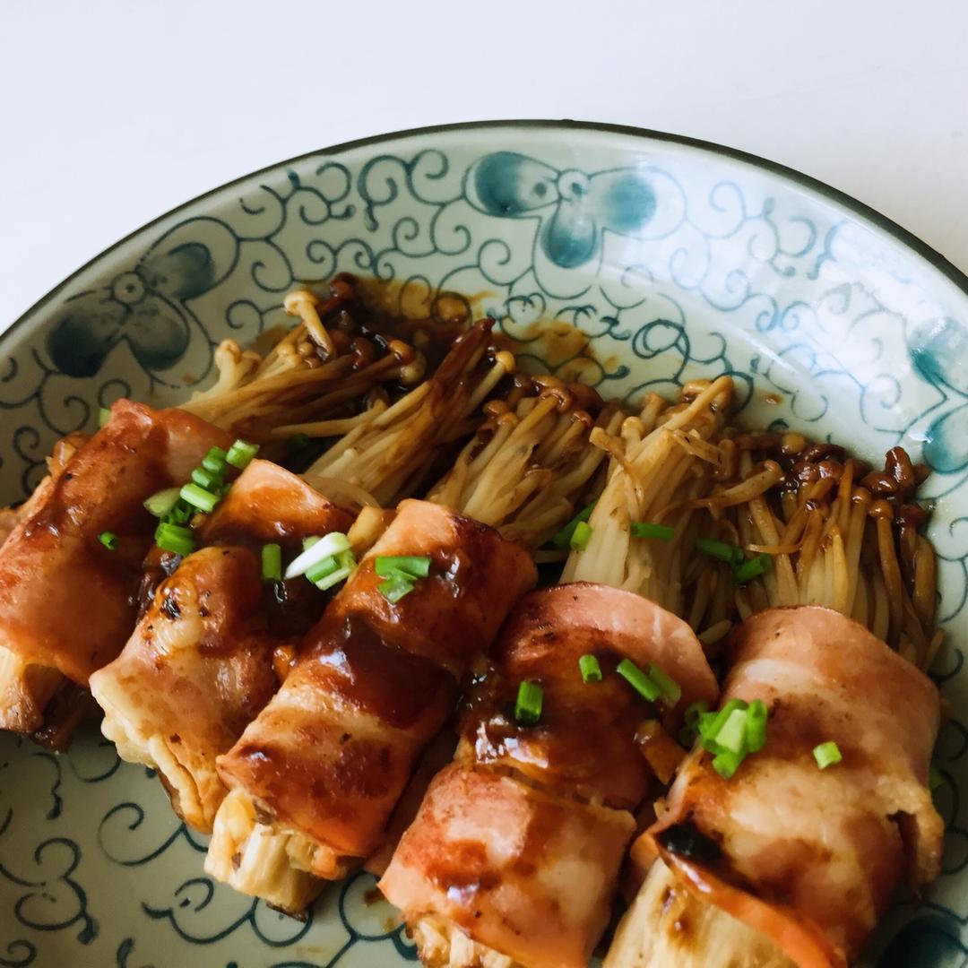 金针菇培根卷