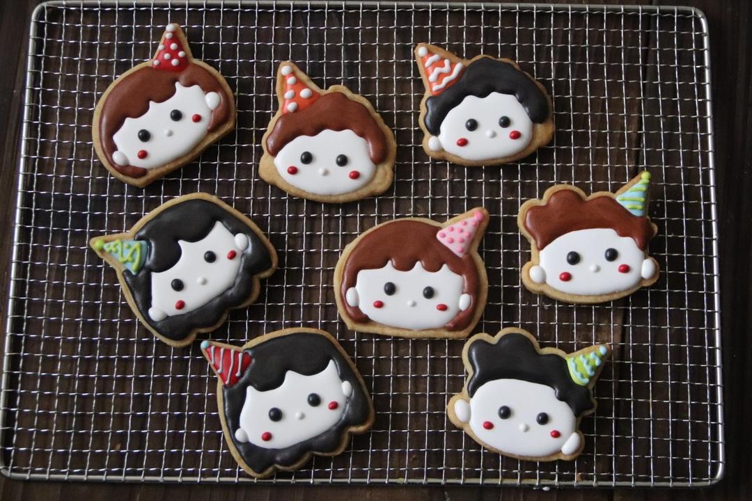 ms半糖做的新手入门～小熊糖霜饼干