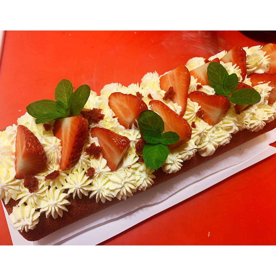 红丝绒蛋糕卷（超详细）