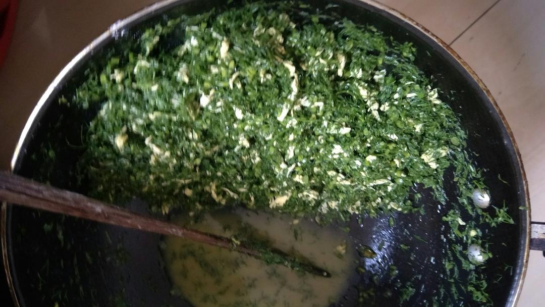 茴香鸡蛋素饺子