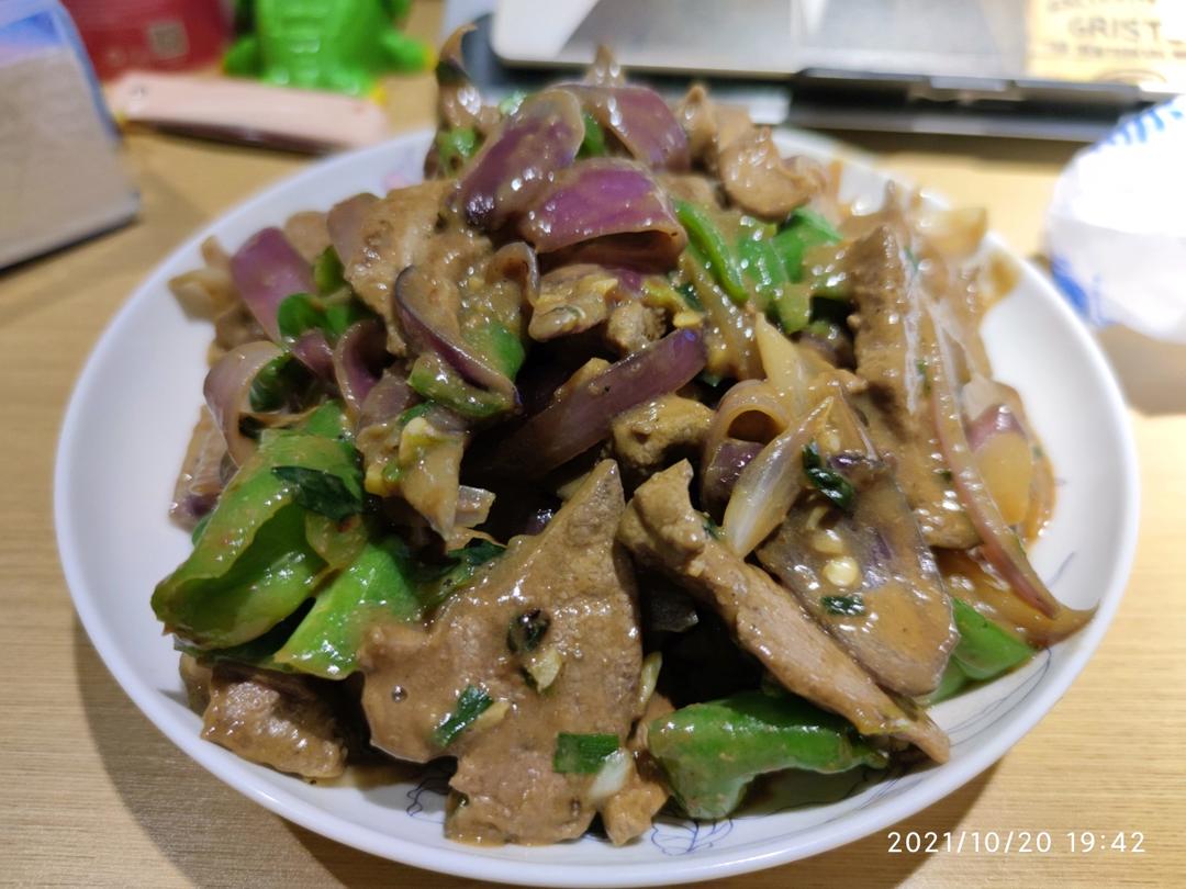 爽滑鲜嫩的【爆炒猪肝】不柴不粉无腥味！