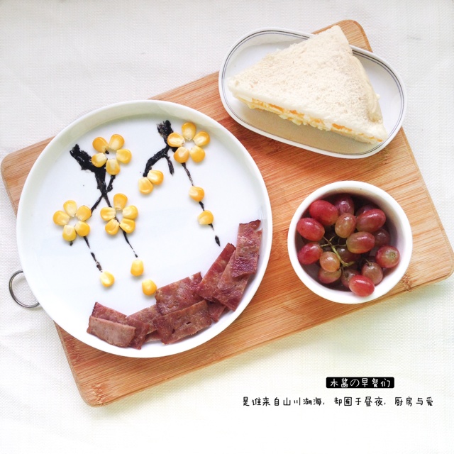 创意早餐龙猫吐司