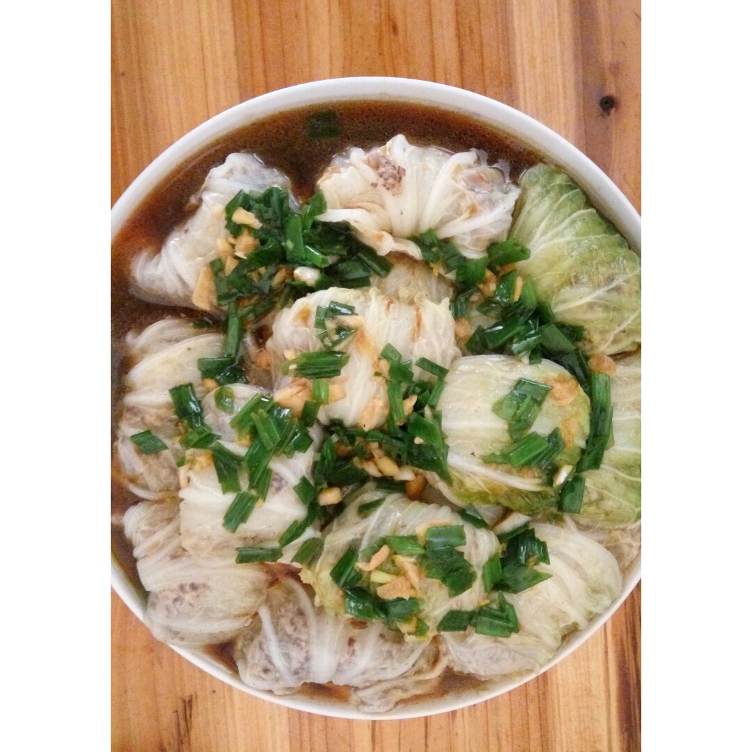 肉酿白菜卷