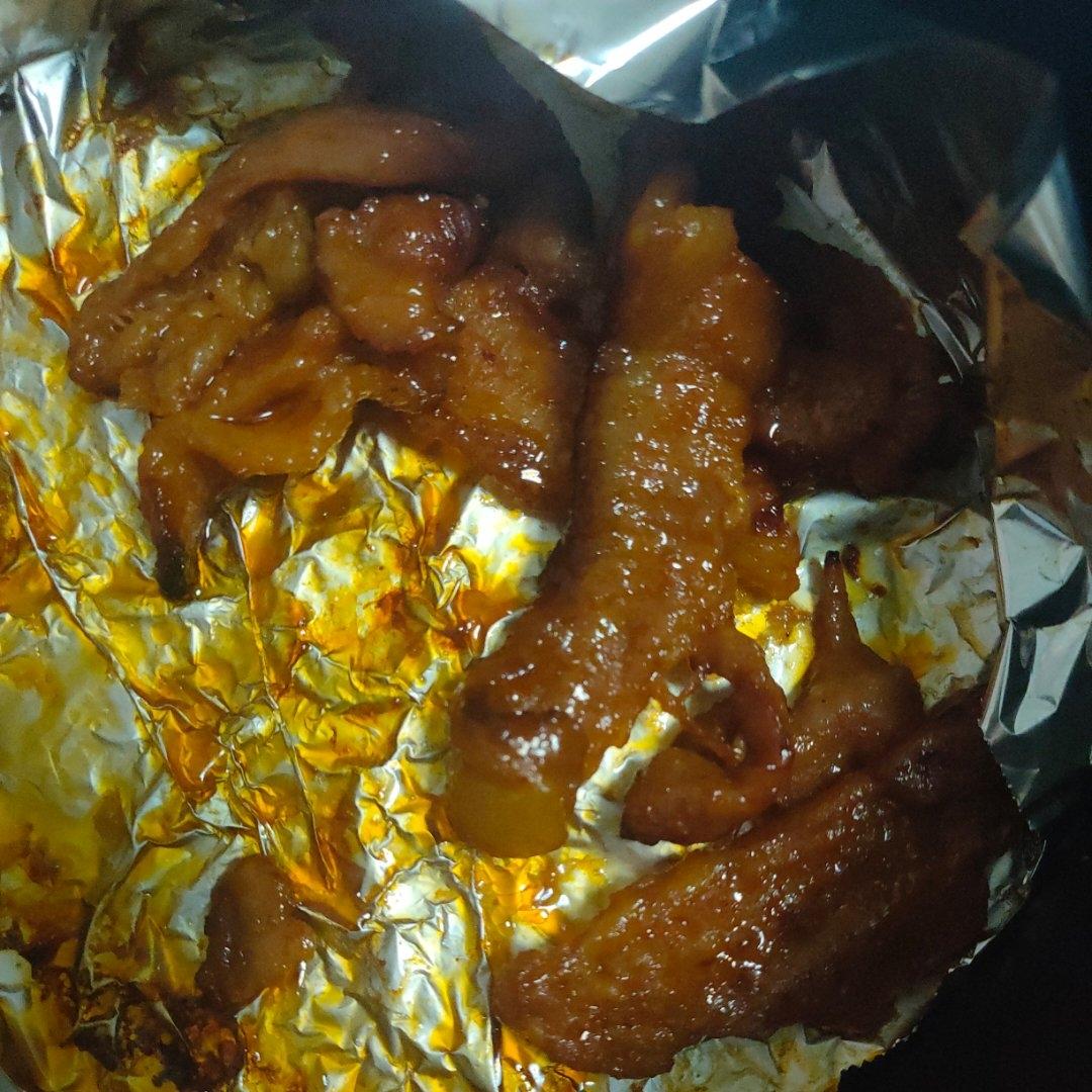 空气炸锅里的五花肉