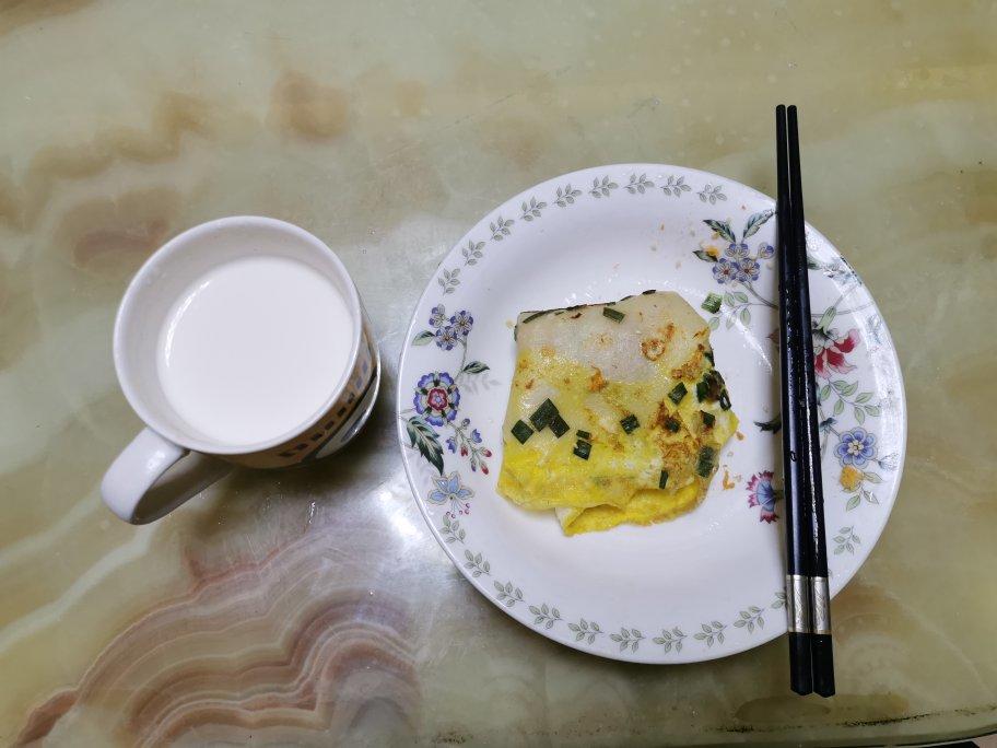 平底锅～肉松鸡蛋饼