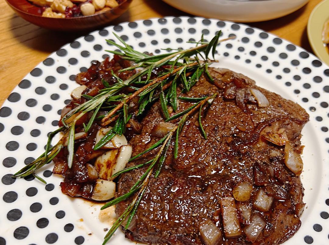 # 偷师米其林 #日式“红烧”牛排