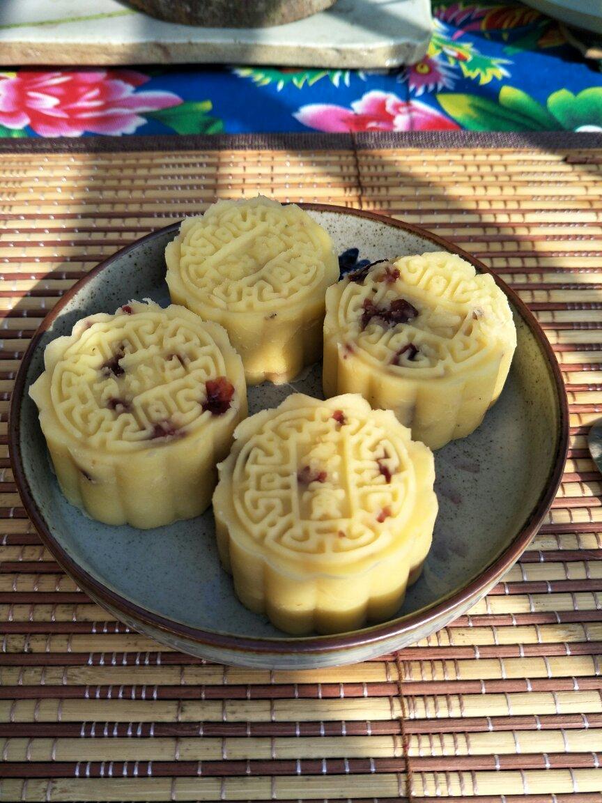 蔓越莓绿豆糕