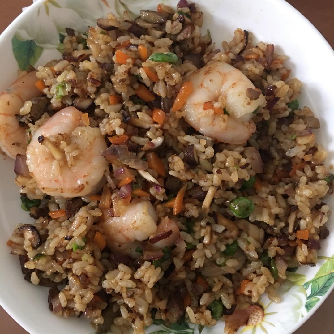 鹅肝虾仁炒饭