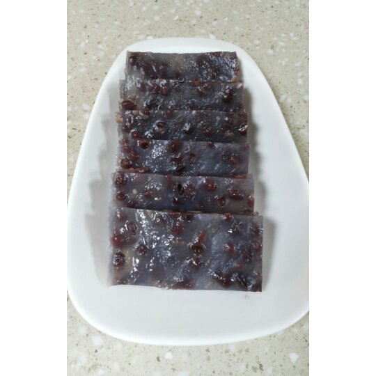 冰晶红豆马蹄糕