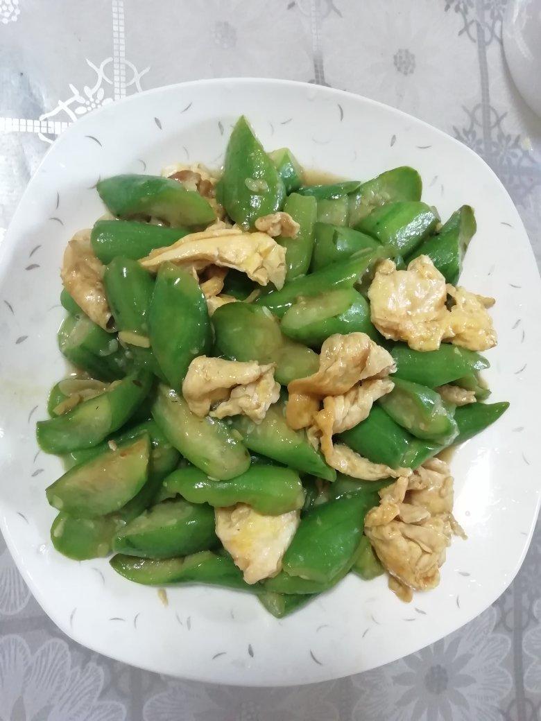 丝瓜炒鸡蛋