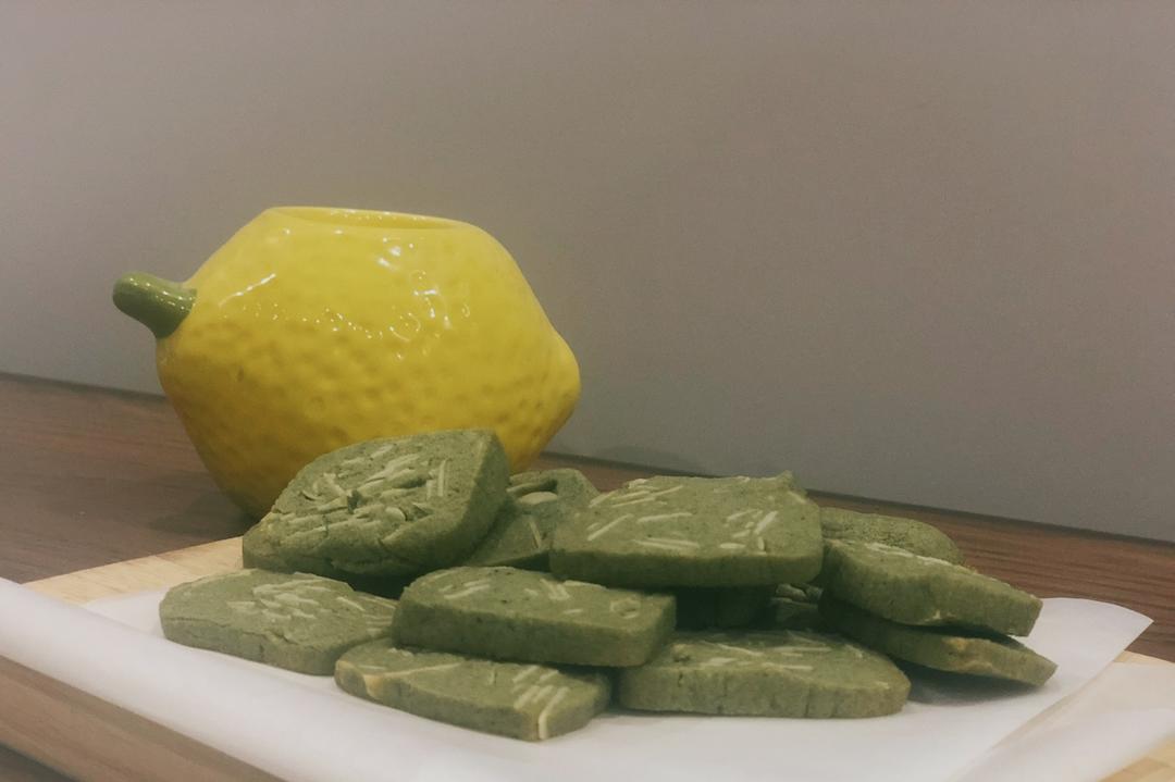 抹茶杏仁饼干
