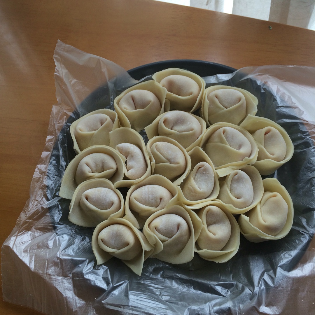 元宝馄饨的包法